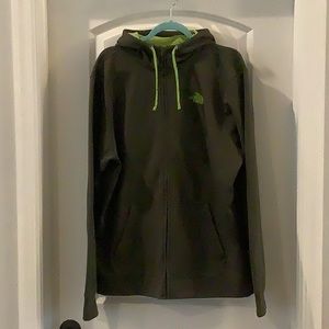 Mens The North Face hooded zip sweatshirt